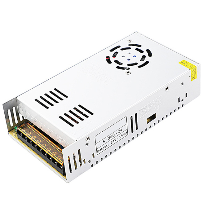360W 15A 18CH DC24V Output Switch Mode CCTV Distribution Box Portable Power Supply For IR Camera Monitoring Equipment LED Tape Lights 360W 15A 18CH DC24V Output Switch Mode CCTV Distribution Box Portable Power Supply For IR Camera Monitoring Equipment LED Tape Lights